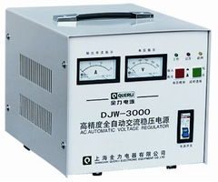 供应全力单相高精度全自动交流稳压电源DJW SVC